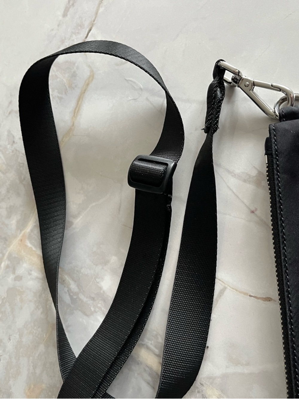 lululemon Black Zip Pouch with Embossed Logo - Picture 6 of 7